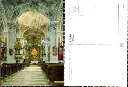 708620 Wallfahrtskirche Maria Trost b. Graz Kircheninneres