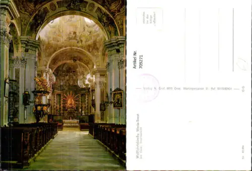 709271 Wallfahrtskirche Maria Trost b. Graz Innenansicht
