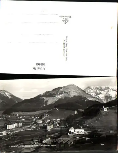 709366 Foto AK Eisenerz m. Erzberg u. Reichenstein