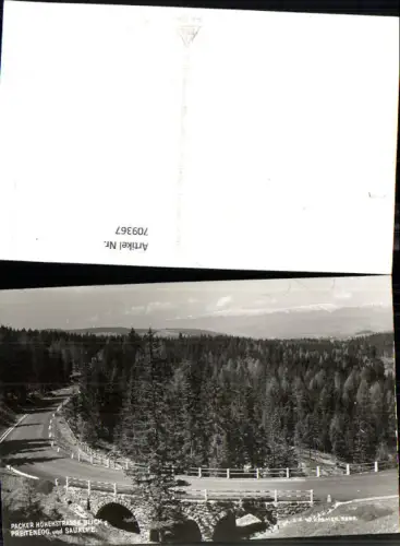 709367 Foto AK Köflach Packer Höhenstraße Blick geg. Preitenegg u. Saualpe