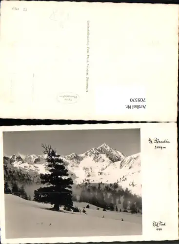 709370 Foto AK Großer Bösenstein im Winter b. Rottenmann pub Foto Fürst 444