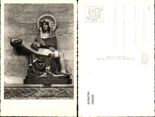 709420 Foto AK Seckau Abtei Seckauer Marienklage Detailansicht