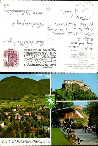 711281 Mehrbild AK Bad Gleichenberg Ortsansicht Riegersburg Musikpavillon