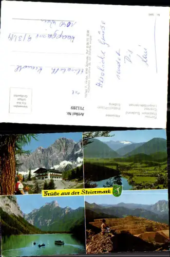 711289 Mehrbild AK Ramsau a. Dachstein Eisenerz Leopoldsteinersee Altaussee