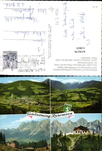 714829 Mehrbild AK Schladming Rohrmoos Schladminger Hütte Hochwurzenhütte