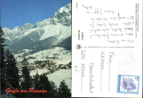 714832 Ramsau a. Dachstein Winteransicht