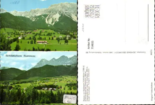 714835 Mehrbild AK Ramsau a. Dachstein Schildlehen