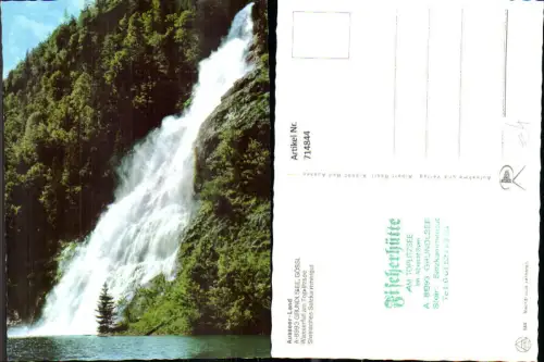 714844 Grundlsee Gössl Wasserfall am Toplitzsee Ausseerland