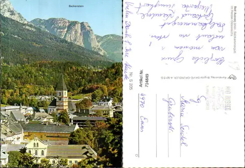 714849 Bad Aussee Ansicht mit Backenstein