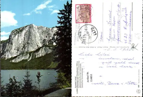714851 Altaussee mit Trisselwand Salzkammergut