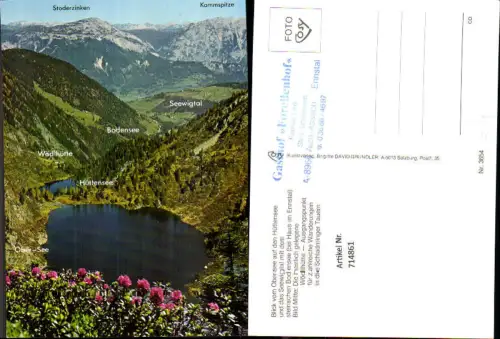 714861 Luftbild Aich-Assach Ennstal Haus im Ennstal Bodensee Hüttensee Wödlhütte Seewigtal