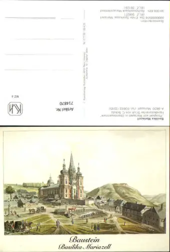 714870 Repro Stich C. Schütz Basilika Mariazell