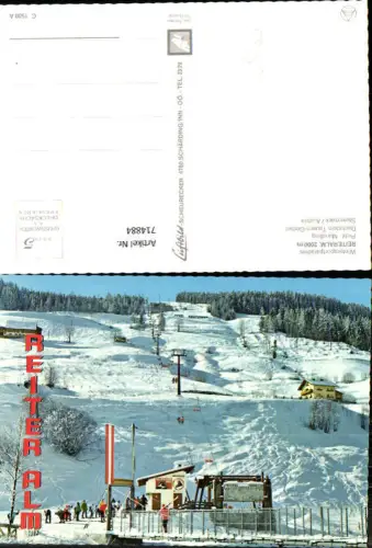 714884 Schladming Reiteralm Pichl-Mandling Dachstein-Tauern-Gebiet Wintersport Skilift