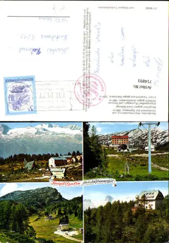 714893 Mehrbild AK Tauplitz Tauplitzalm Kirchenwirt Berghotel Alpengasthof Hierzegger