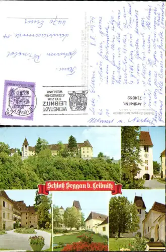 714899 Mehrbild AK Schloss Seggau b. Leibnitz Ansichten