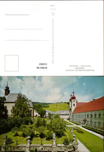 714907 Benediktiner-Abtei St Lambrecht Hofansicht