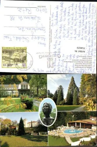 714929 Mehrbild AK Bad Gleichenberg Kuranstalt Wellingtonia Gräfin D Orsay Freibecken
