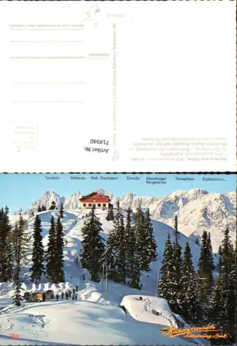 714940 Hochwurzen-Hütte Schladming Rohrmoos Hochwurzen Winteransicht