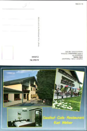 714944 Loipersdorf Gasthof Cafe Restaurant Karl Weber