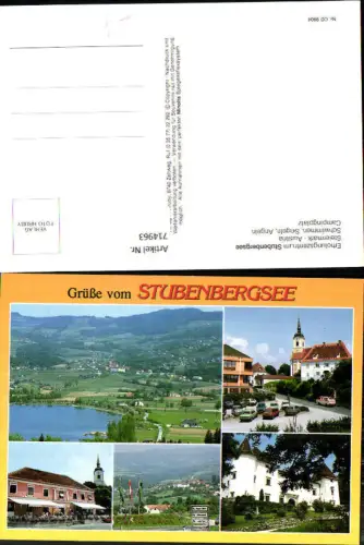 714963 Mehrbild AK Stubenberg Stubenbergsee Kirche Kirchenwirt Ansicht
