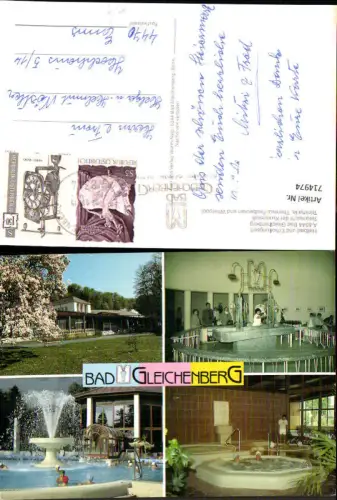 714974 Mehrbild AK Bad Gleichenberg Trinkhalle Thermal Freibecken Whirlpool