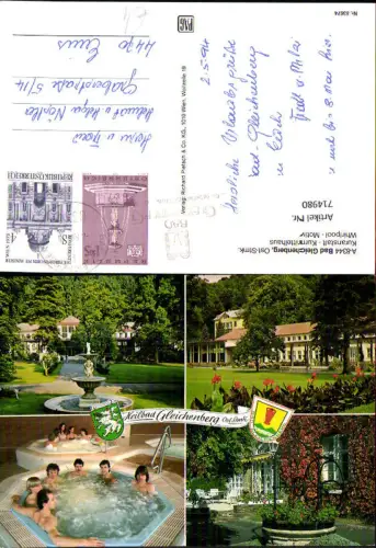 714980 Mehrbild AK Bad Gleichenberg Kuranstalt Whirlpool Kurpark