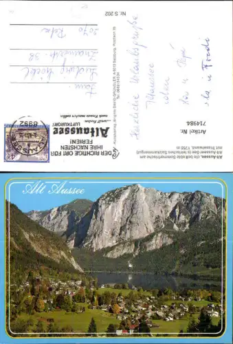 714984 Altaussee mit Trisselwand Alt Aussee