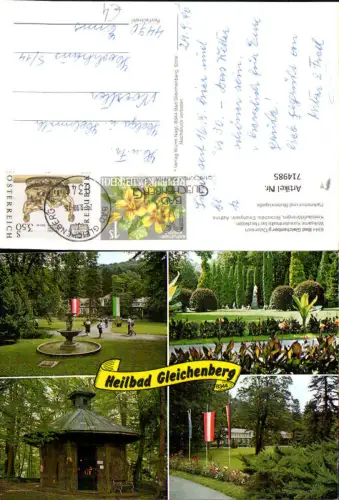714985 Mehrbild AK Bad Gleichenberg Kurhaus Kurpark Rindenkapelle