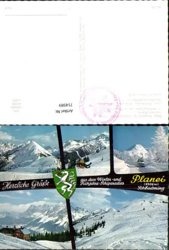 714989 Mehrbild AK Schladming Planai Krahbergzinkens Wintersport