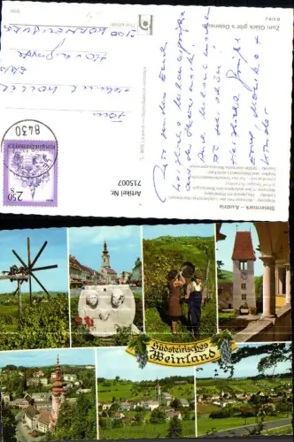 715007 Mehrbild AK Südsteirisches Weinland Leibnitz Weinlese Klapotetz Gamlitz