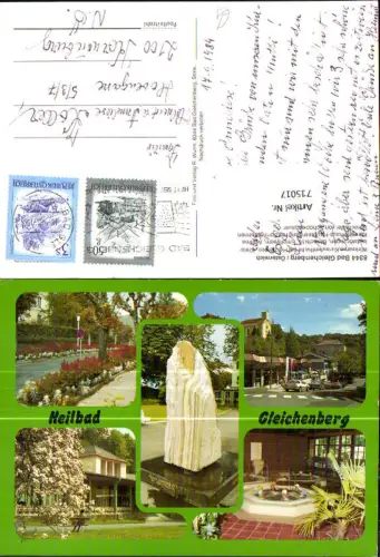 715017 Mehrbild AK Bad Gleichenberg Kurhaus Springbrunnen Sprechtafel v. Schopenhauer