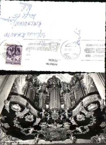 715036 Foto AK Mariazell Basilika Orgelempore Orgel Detailansicht