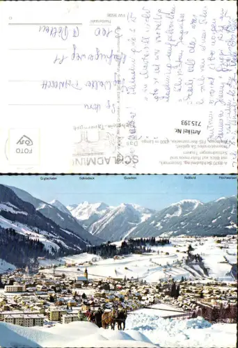 715193 Schladming mit Blick auf Rohrmoos u. Schladminger Tauern Winteransicht