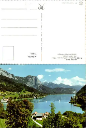 715201 Grundlsee mit Backenstein u. Totem Gebirge