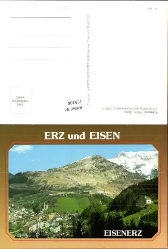 715208 Eisenerz mit Erzberg u. Reichenstein Bergbau