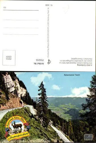 715215 Gröbming Stoderzinken Kaiserwand-Kehre Gemse Rottenmanner Tauern