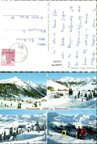 715219 Mehrbild AK Planneralm Irdning-Donnersbachtal Wintersport Skilift