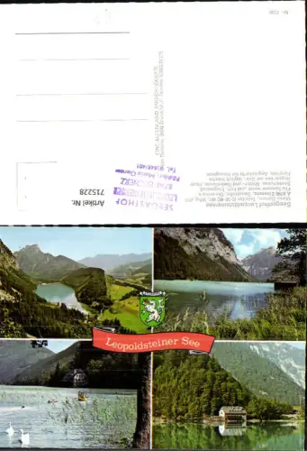 715228 Mehrbild AK Leopoldsteiner See Eisenerz Seegasthof Leopoldsteinersee
