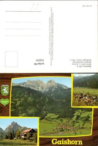715231 Mehrbild AK Gaishorn Paltental Mödinger Hütte