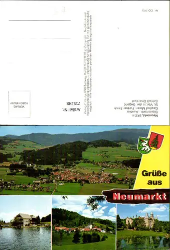 715248 Mehrbild AK Neumarkt i. d. Steiermark ST Veit i. d. Gegend Schloss Oberdorf Furtner Teich