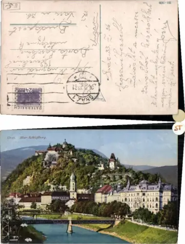 59479,Graz Mur Schlossberg pub Strohschneider 391-1930