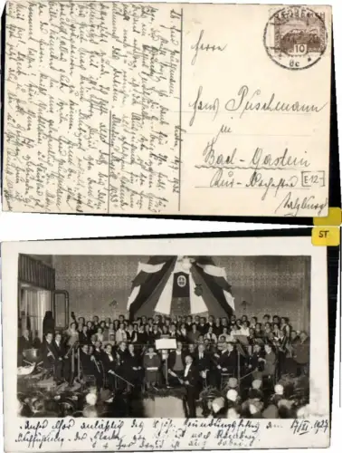 59490,FotoAK Leoben Musikkapelle Konzert 1927