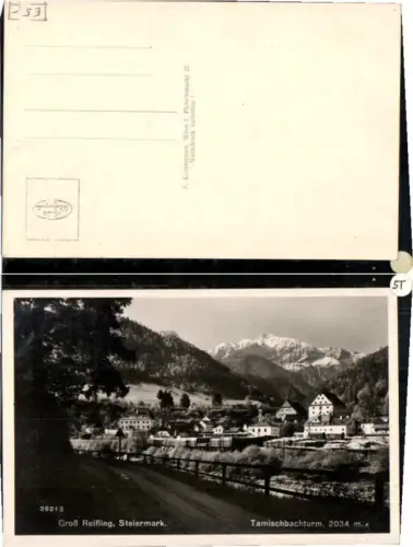 59522,Groß Reifling Wegpartie beim ort 1940