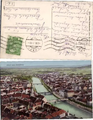 59553,Graz vom Schlossberg pub Strohschneider 141