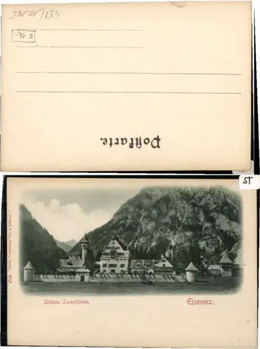 59557,Eisenerz Schloss Leopoldstein um 1900 pub Stengel Co 3747
