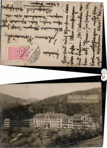 61997,Rare Fotokarte Enzenbach b. Gratwein 1917