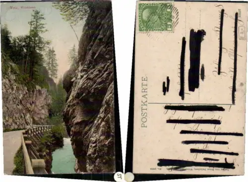 62364,Weiz Partie i. Weizklamm 1910
