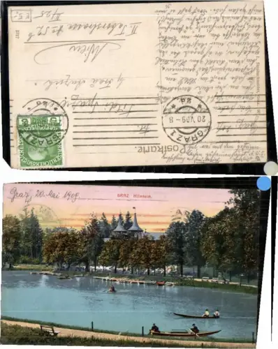 64534,Graz Hilmteich Partie um 1916 pub Strohschneider