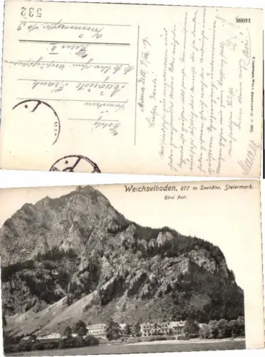 65837,Weichselboden Hotel Post um 1911