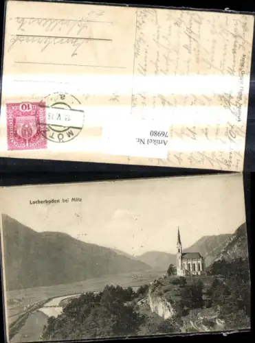 76980,Locherboden b. Mötz Ansicht Kirche